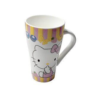 Hello Kitty Tall Latte Mug Ceramic Cup